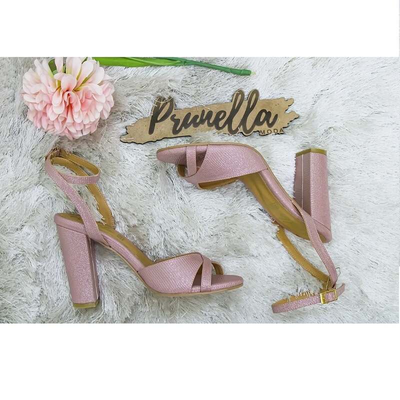 Sandalias Zapatos Mujer Tacon Zapatillas Plataforma 137 /z Rosa