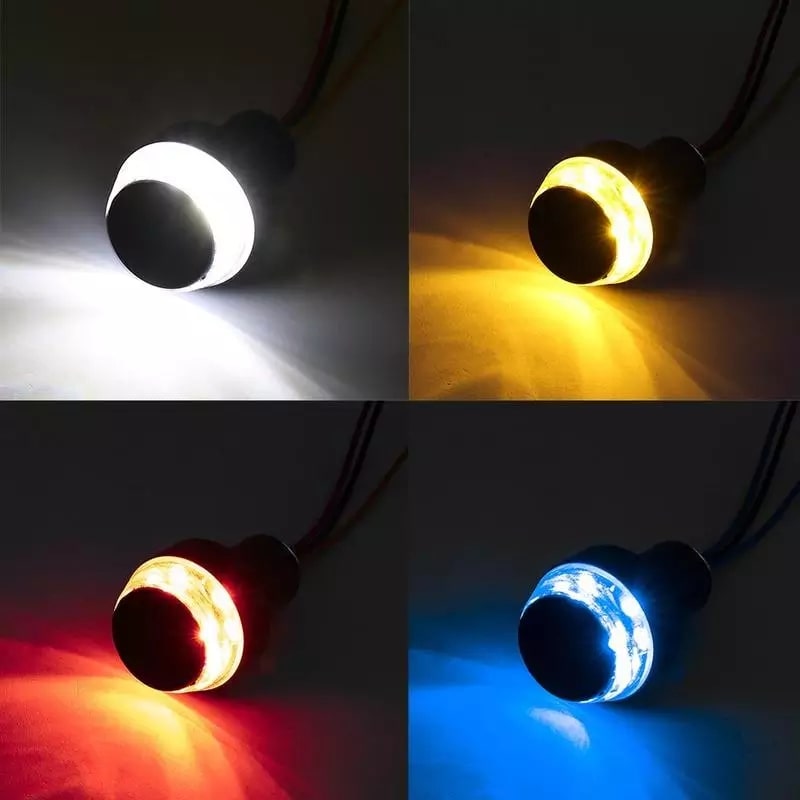 Direccionales Motocicleta Universal Cafe Racer Contrapeso