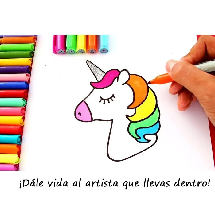 Paquete C 36 Plumones Marcadores De Colores Lavables maped 