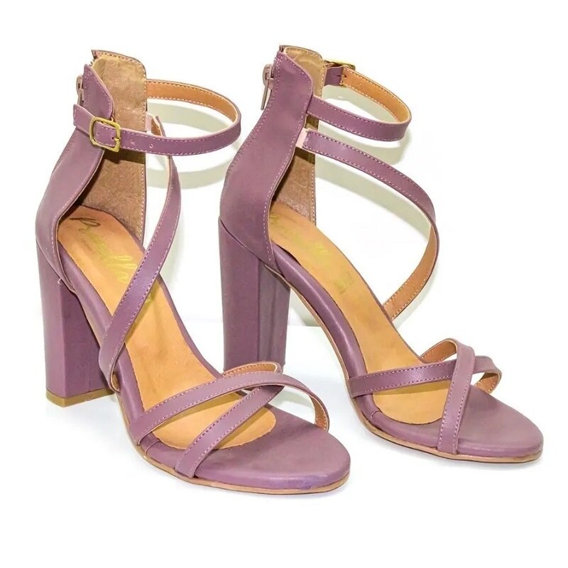 Sandalias Zapatos Mujer Tacon Zapatillas Plataforma 143 /z Rosa