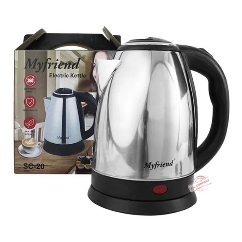 Tetera Cafetera Electrica Scarlett 2 Litros Inoxidable