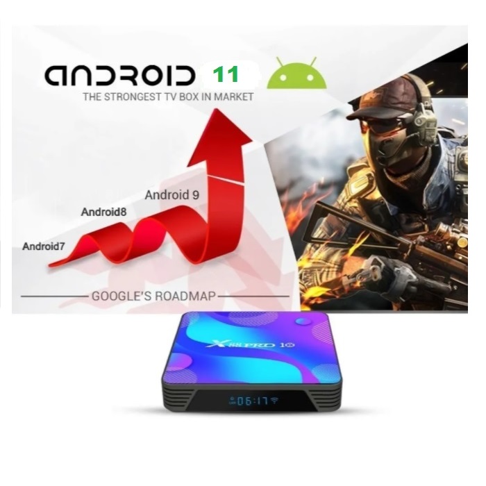 X88 PRO Android 11   TV Box   4 GB Ram  64 GB Rom.