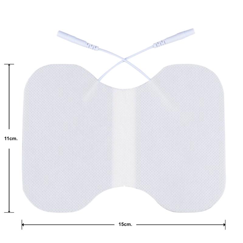 Electrodo Grande Larga Duración Lumbar Espalda Cadera Compatible Equipos Tens 7000 Tens 3000 Caretec Iv Besmed Dr. Ho's Globus