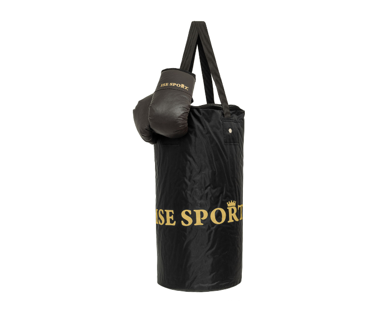 COSTAL DE BOX INFANTIL ISE SPORT RELLENO DE VIRUTA INCLUYE GUANTES VARIOS COLORES