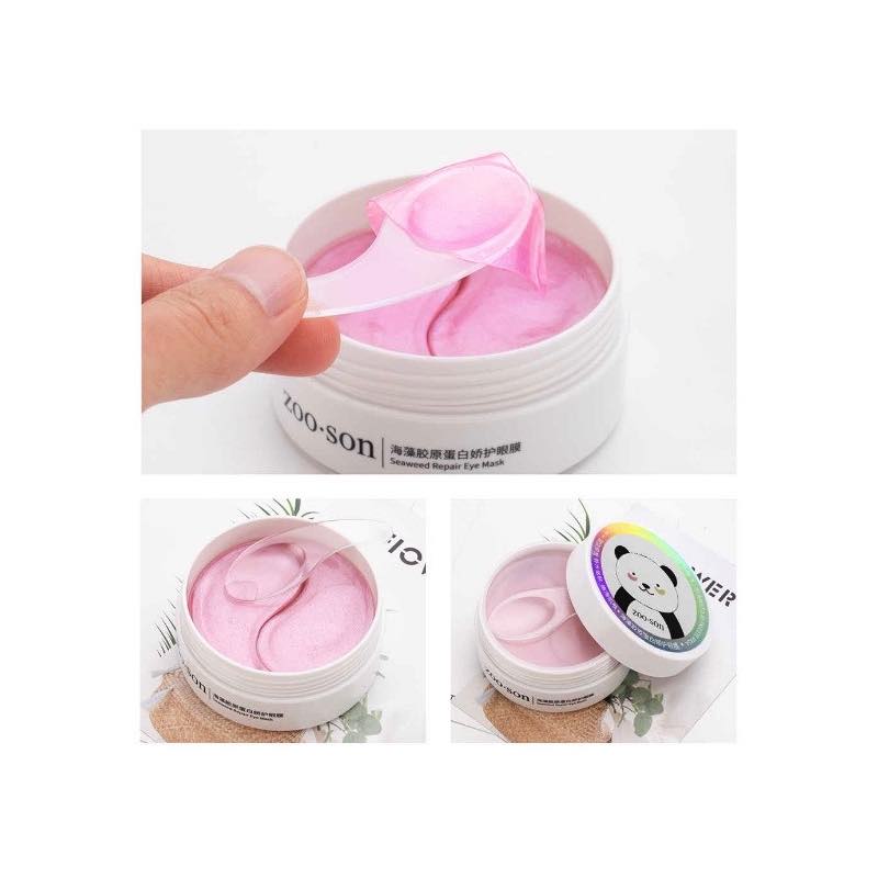 Frasco De Parches Mascarilla para Ojos Ojeras con Colágeno y Algas Anti Edad  .