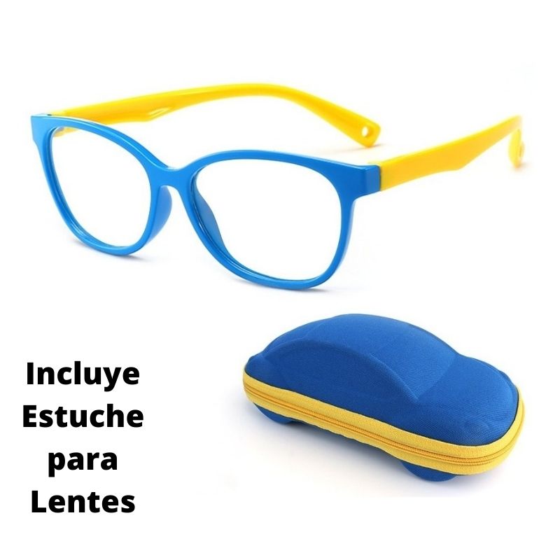 Lentes Con Bloqueo De Luz Azul Para Niños / Negro