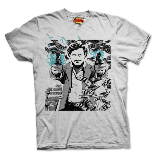 PLAYERA PABLO ESCOBAR, NARCOS, PLAYERA DE MODA, CABALLERO, PLAYERAS CHINOS.