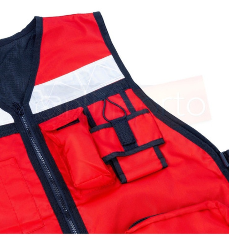 Chaleco Brigadista Paramedico Reflejante