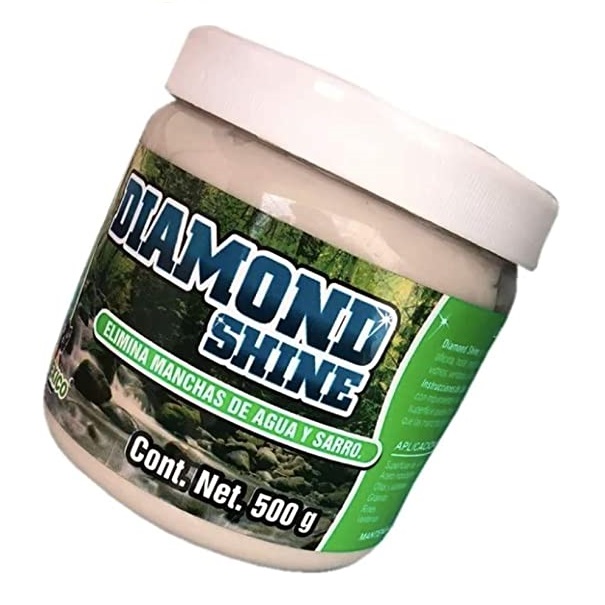 DIAMOND SHINE ELIMINA MANCHAS DE AGUA Y SARRO 500G