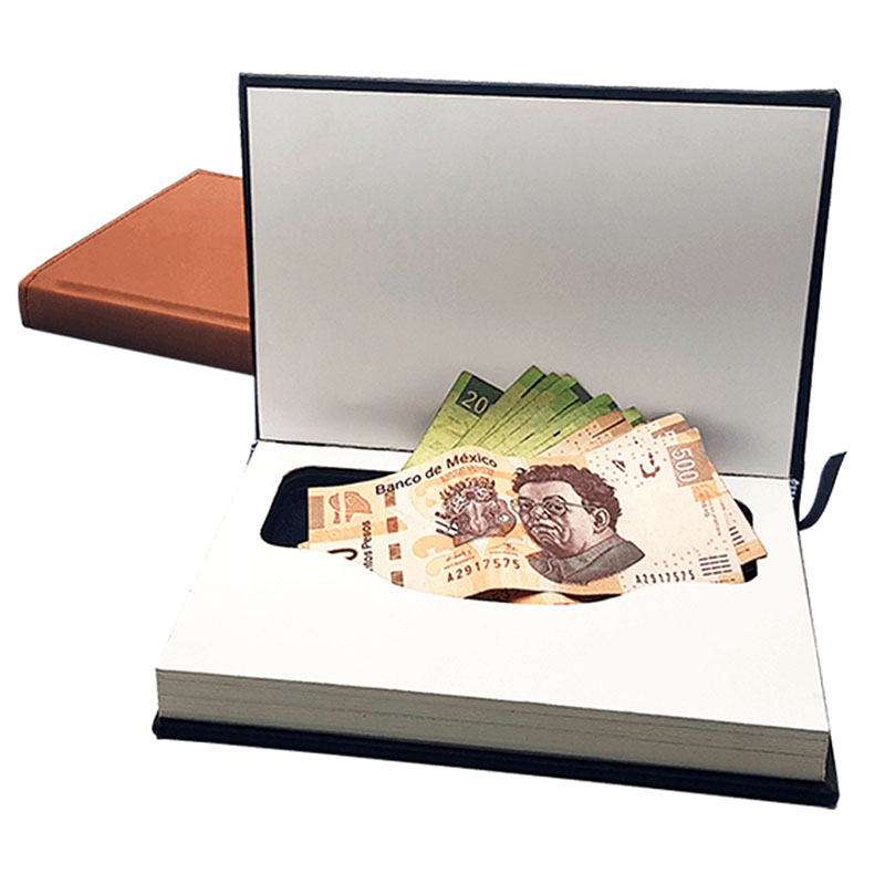 Agenda De Seguridad Grande Para Esconder Dinero, Pasaporte