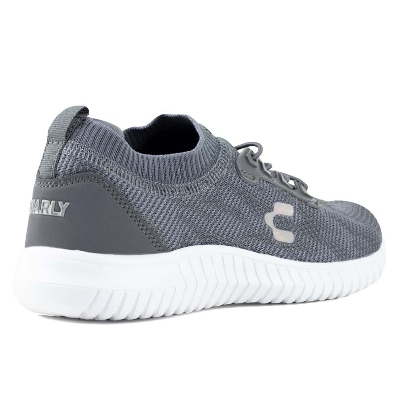 TENIS CHARLY DEPORTIVO CON AJUSTE ELASTICO COMODO 1049295 GRIS ORIGINALES