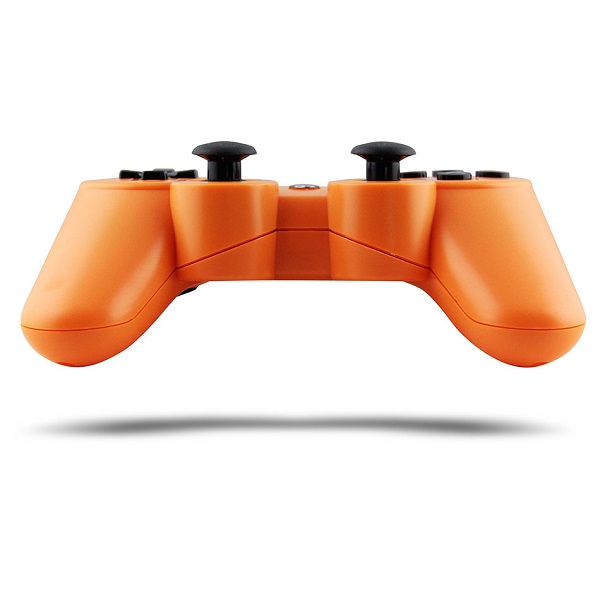 Control Genérico Compatible Con Ps3 Color Naranja Inalámbrico
