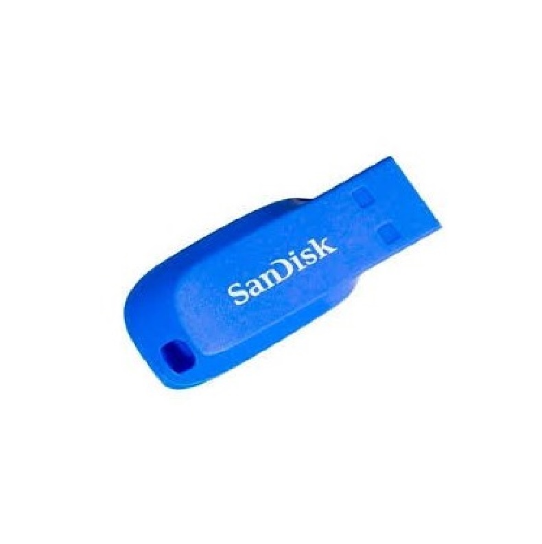 MEMORIA SANDISK 16GB USB 2.0 CRUZER BLADE Z50 ELECTRIC BLUE SDCZ50C-016G-B35BE DATOS PC MAC AZUL