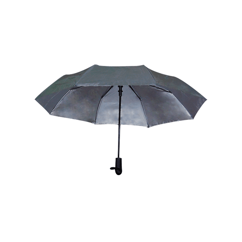 Paraguas Semiautomático Interior Filtro FPS Textil Gris Liso