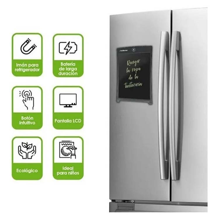 Pizarrón Mágico Gigante Lcd 12 Pulgadas Tipo Tablet Dibujar, Escribir, Pluma AZUL