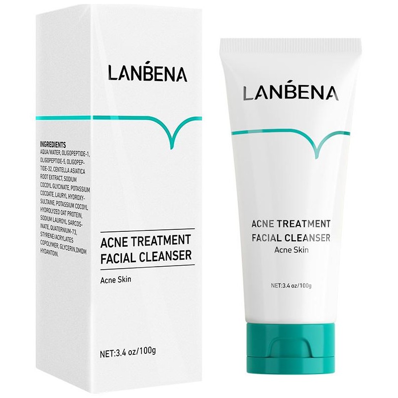 Jabon Facial Para El Tratamiento De Acne Lanbena 