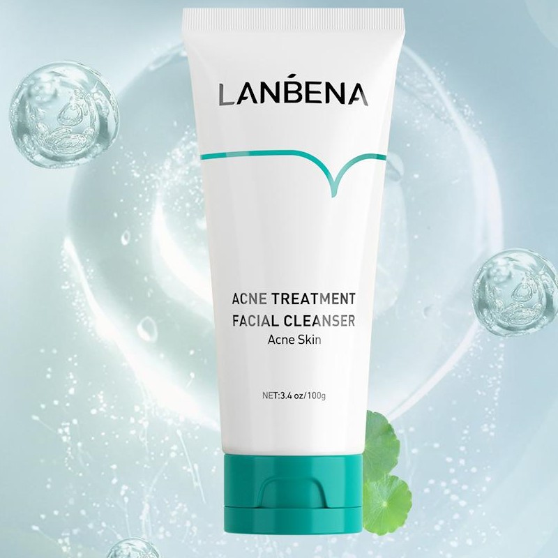Jabon Facial Para El Tratamiento De Acne Lanbena 