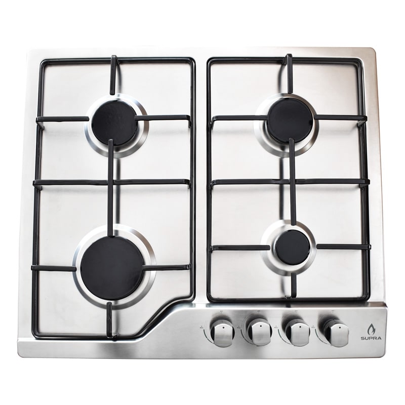 Parrilla para gas lp SUPRA NOVA STEEL parrilla empotrable con cubierta y cuerpo de acero inoxidable de 4 quemadores