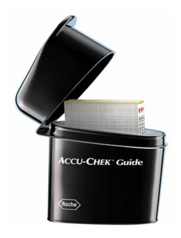 Tiras Reactivas De Glucosa Accu Check Guide Caja Con 50 Pzas