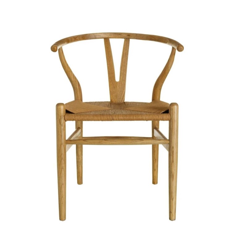 2 PACK SILLA WISHBONE STYLE NATURAL