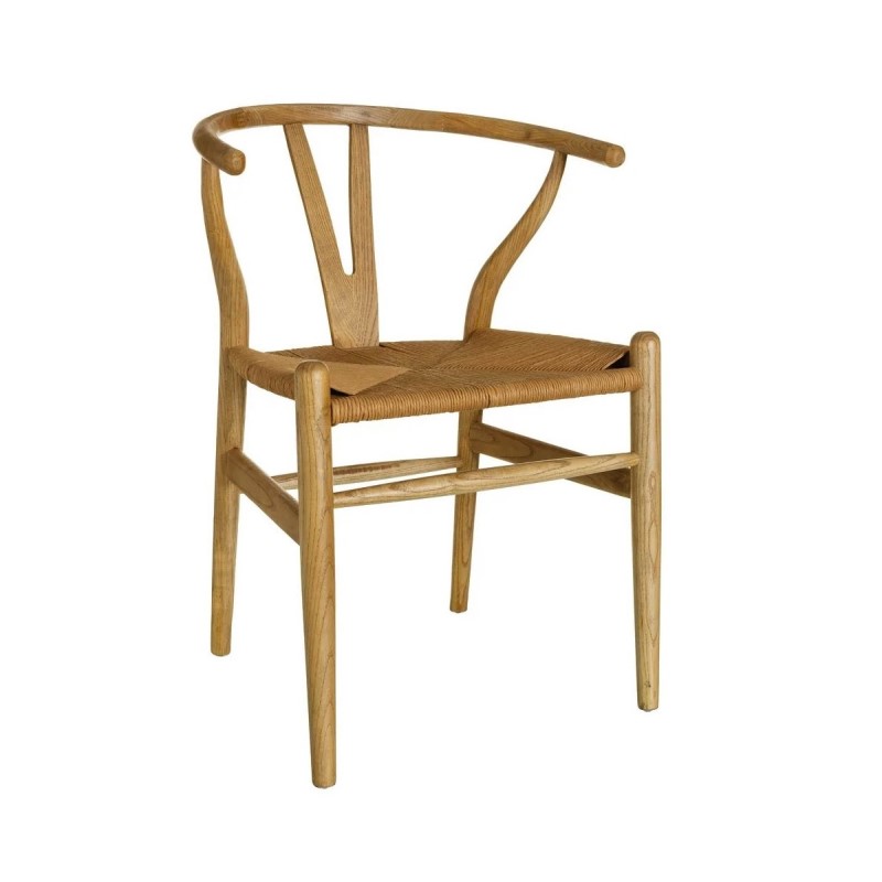 2 PACK SILLA WISHBONE STYLE NATURAL