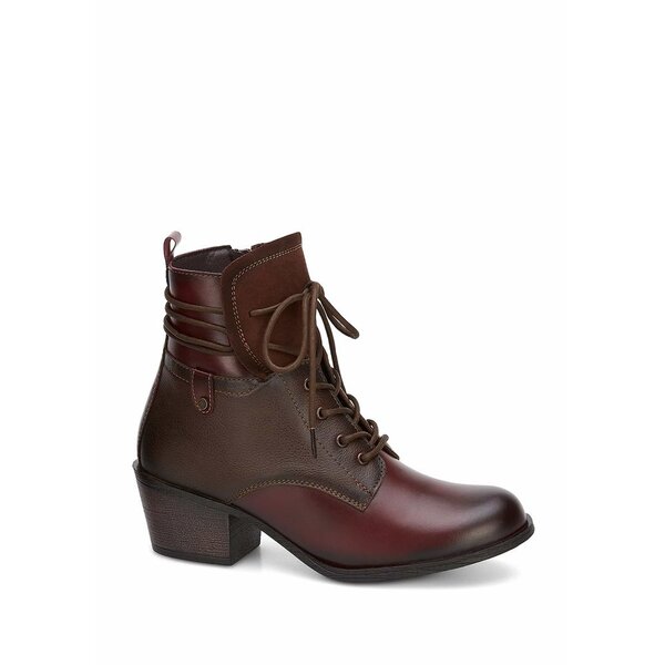Botin Andrea Confort 100% Piel 5.5 Cm Altura Comodos Café