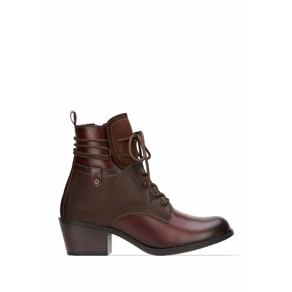 Botin Andrea Confort 100% Piel 5.5 Cm Altura Comodos Café