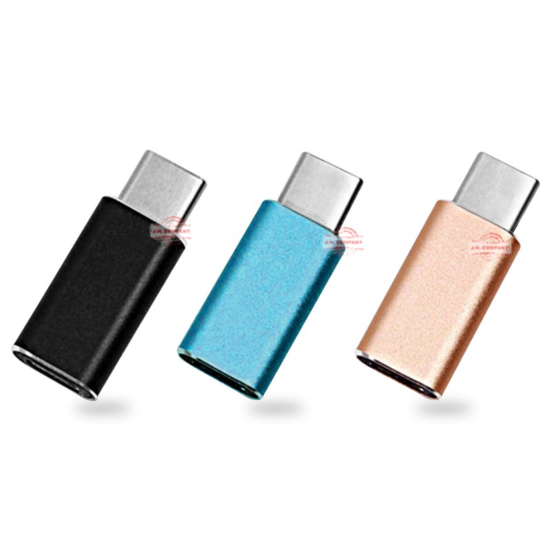 Set 3 Pcs Adaptador Usb Tipo C A Micro Usb Convertidor F-001