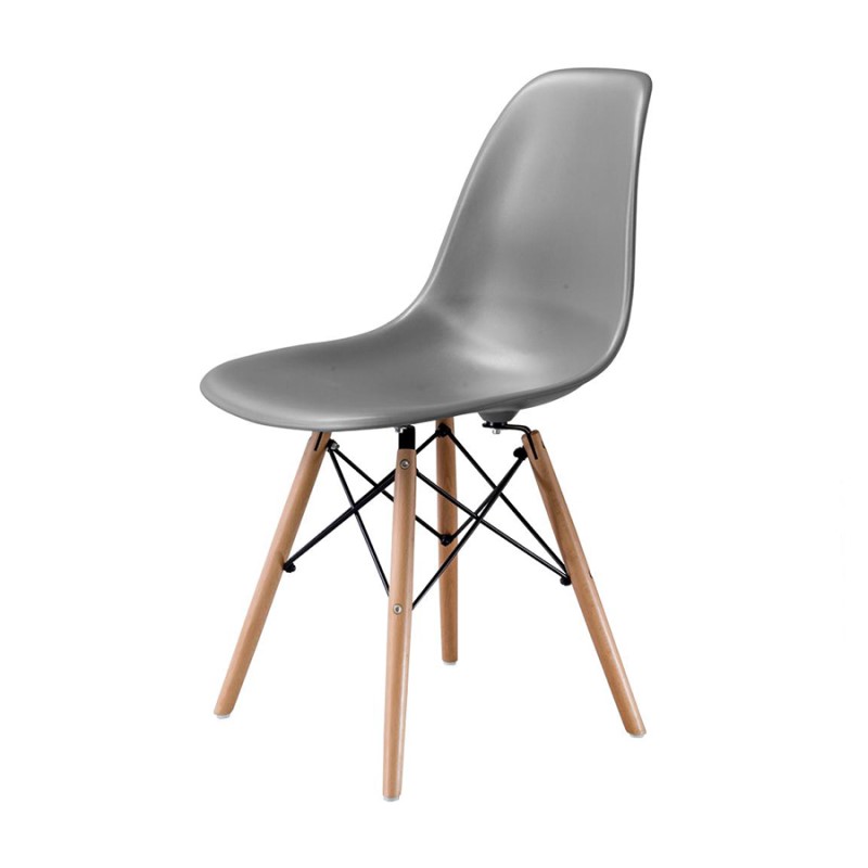 SILLA EAMES STYLE GRIS OSCURO