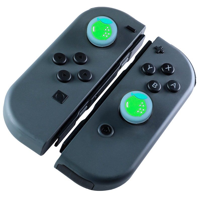 Gomas Joy-Con Animal Crossing Brillan Oscuridad Joycon Nintendo Switch 2 pzs.