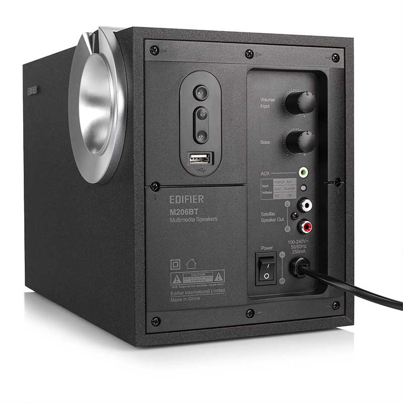 Bocina Multimedia 2.1 Edifier M206bt Bluetooth Con Subwoofer