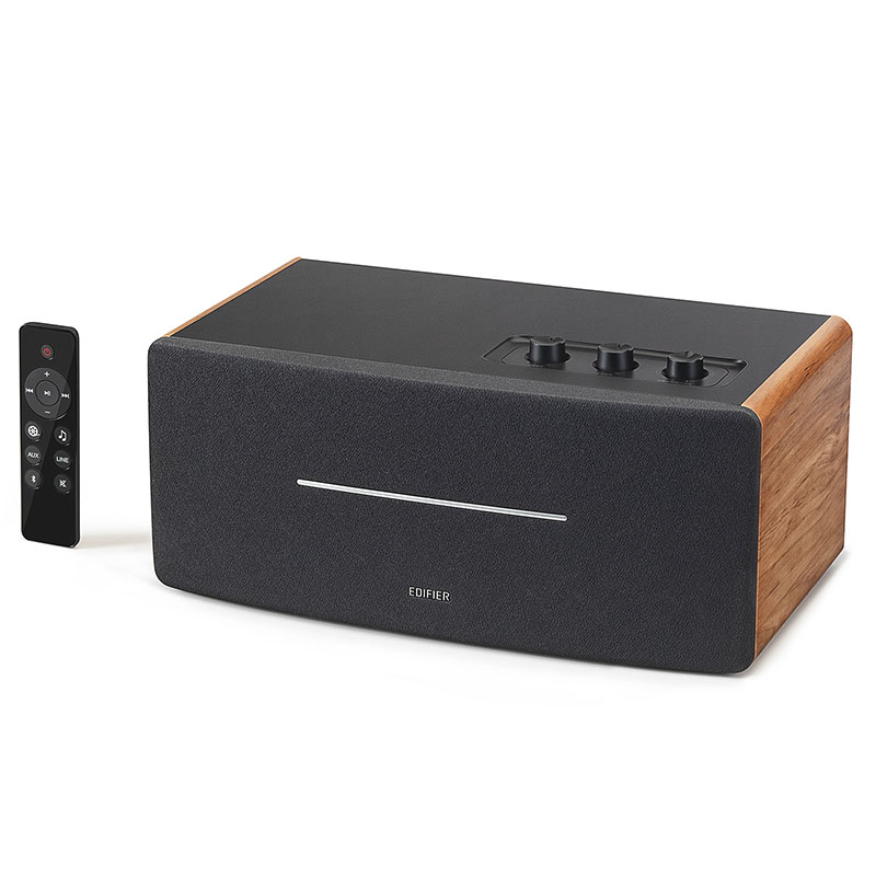 Bocina Bluetooth Edifier D12 Color Café Con Salida De Audio