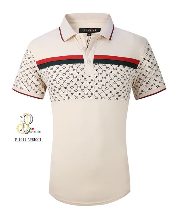 Playera tipo cheap polo gucci