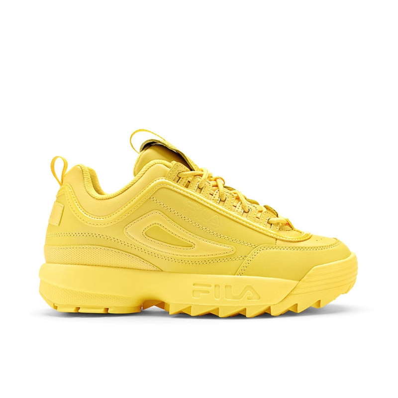 TENIS FILA DISRUPTOR II PREMIUM MUJER AMARILLO 5XM01295-700