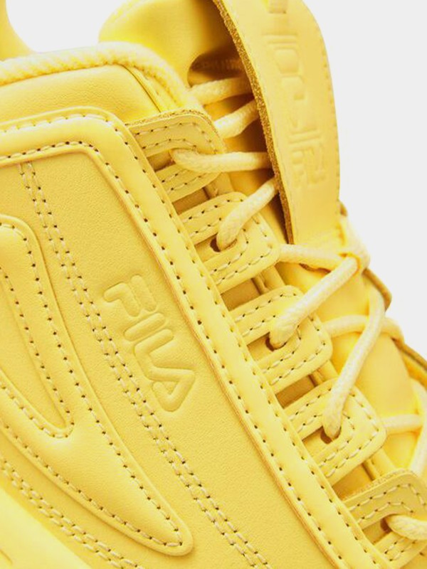 TENIS FILA DISRUPTOR II PREMIUM MUJER AMARILLO 5XM01295-700