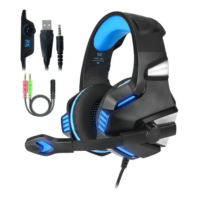 Audifonos Diadema Gamer Microfono Ps4 Ps5 Xbox One X Pc Lap