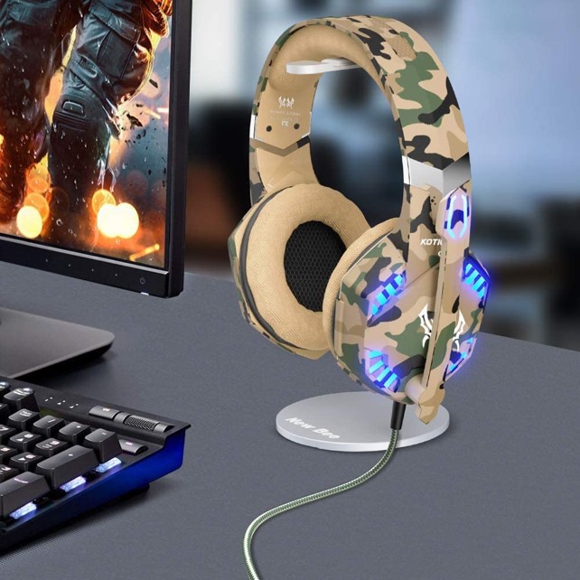 Audífonos Diadema Gamer G7500 Camuflaje