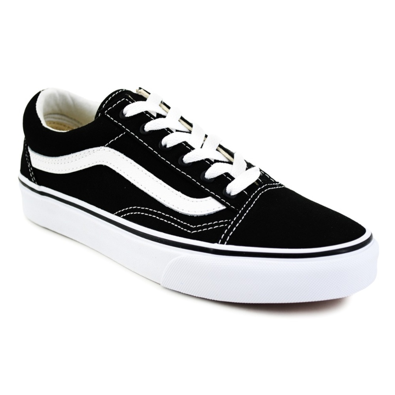 Tenis vans negro shop con blanco precio