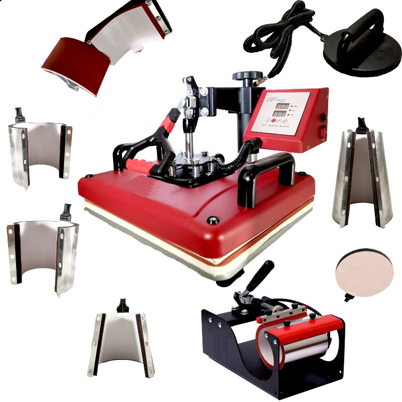 PLANCHA COMBO " 8 EN 1 " SUBLIMACION + EPSON ECOTANK + 50 REGALOS