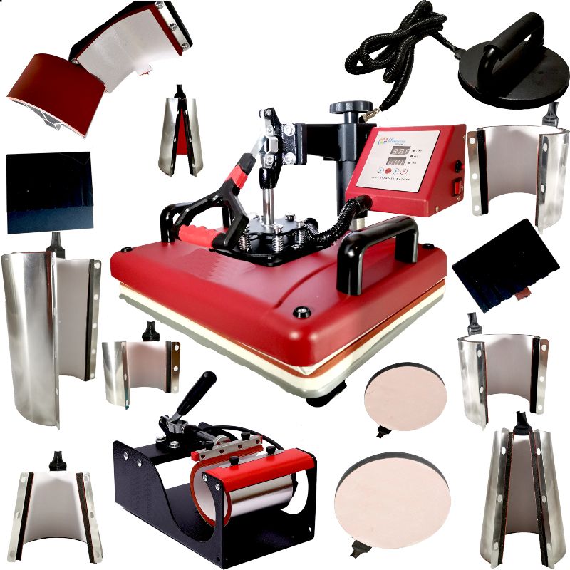 PLANCHA COMBO DE 8 EN 1 A " 14 EN 1 " SUBLIMACION + EPSON ECOTANK + 50 REGALOS