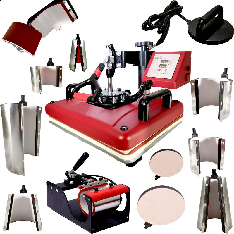 PLANCHA COMBO DE 8 EN 1 A " 12 EN 1 " SUBLIMACION + EPSON ECOTANK + 50 REGALOS