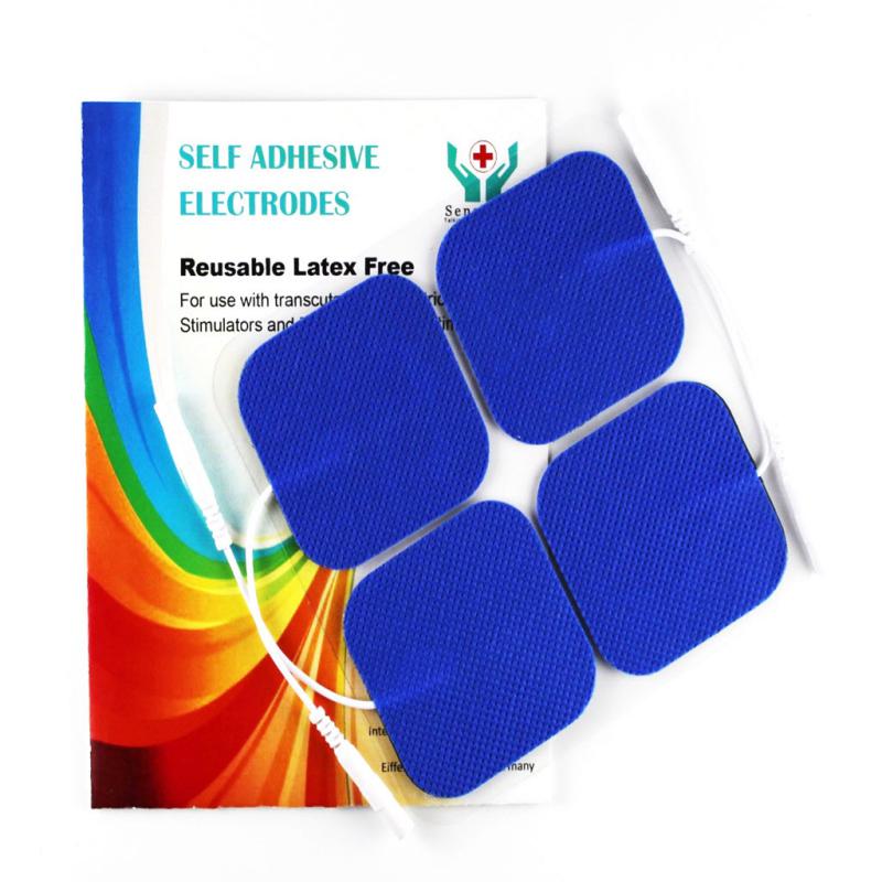 8 Electrodos Gel Parches Pads Almohadillas 5x5 Compatible Equipos TENS Caretec Besmed Dr. Ho's Globus EMS KWD 808 Intensity, Everyway, Roovjoy