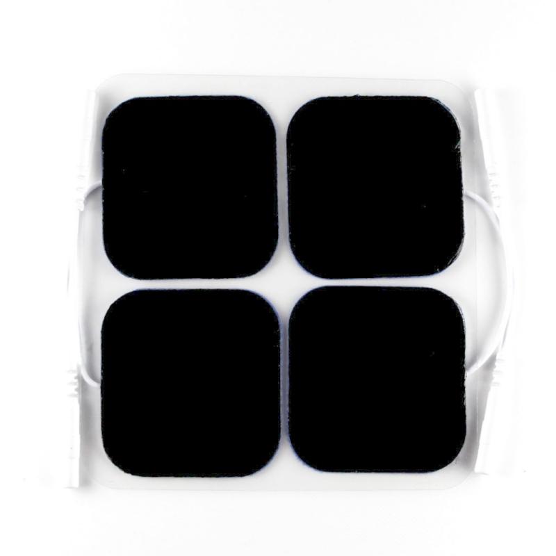8 Electrodos Gel Parches Pads Almohadillas 5x5 Compatible Equipos TENS Caretec Besmed Dr. Ho's Globus EMS KWD 808 Intensity, Everyway, Roovjoy