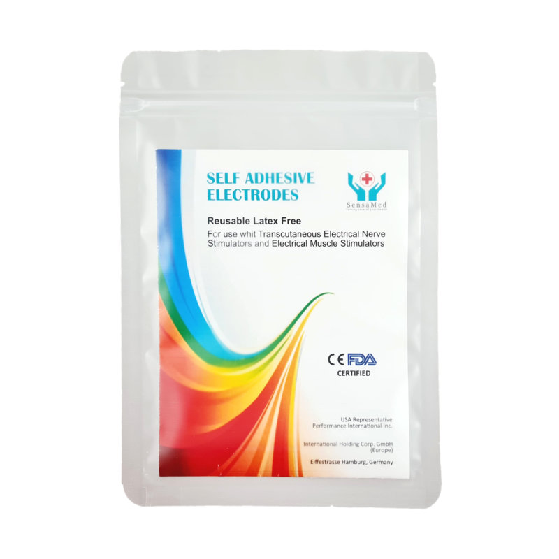 8 Electrodos Gel Parches Pads Almohadillas 5x5 Compatible Equipos TENS Caretec Besmed Dr. Ho's Globus EMS KWD 808 Intensity, Everyway, Roovjoy