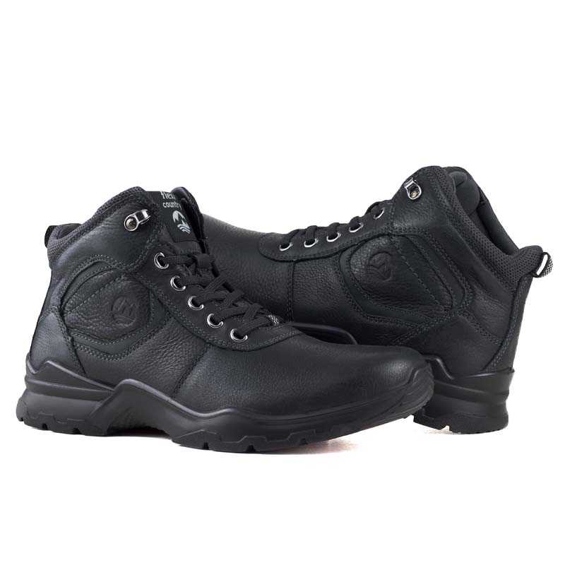  BOTAS DE HOMBRE COMODAS FLEXI COUNTRY 77802 NEGRO 100% ORIGINALES