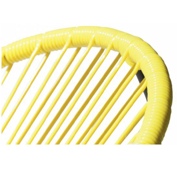Silla Acapulco Original Amarillo Canario De Acero Y Pvc - Alta Calidad