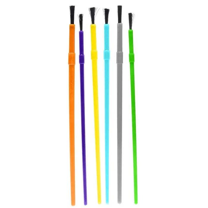 Paquete 144 Pincel Escolar Plastico Basico barrilito
