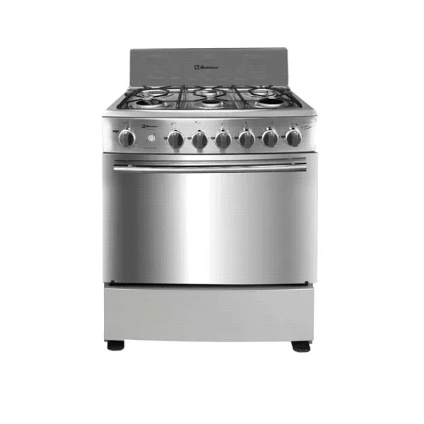 Estufa Gris De 6 Quemadores Koblenz Catania Fundición EK-1121