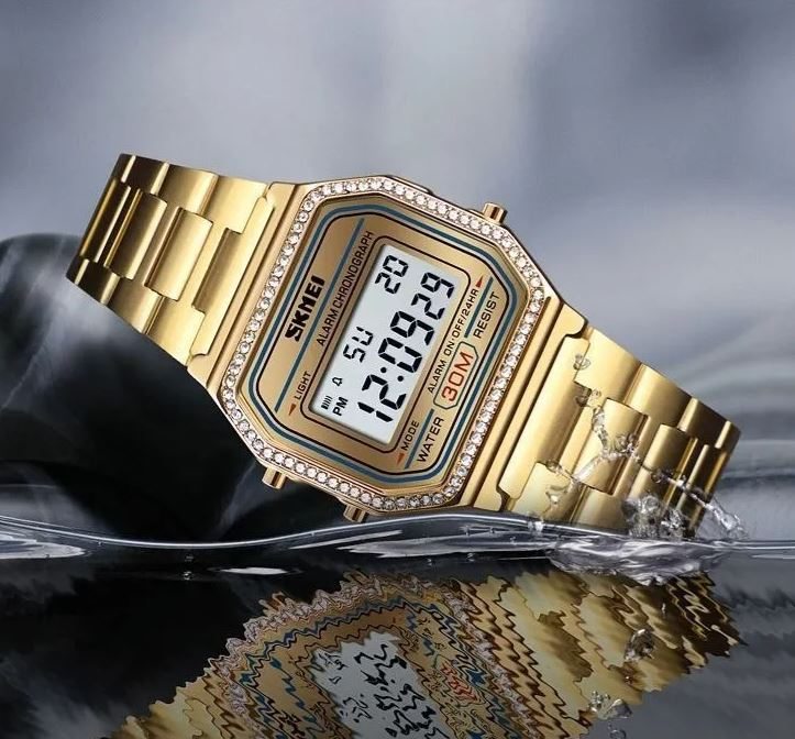 Reloj Para Dama Skmei 1474 Correa Ajustable Acero Inoxidable Color