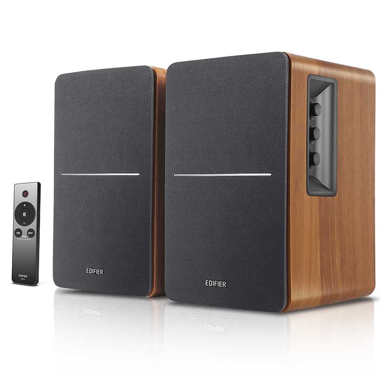 Bocina Edifier R1280ts Color Café Con Salida Subwoofer